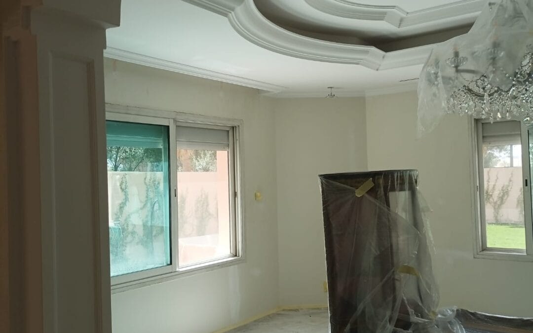 دهانات داخلية الرياض من الفخامة للدهانات والديكور والترميم