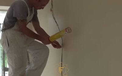 إصلاح تشققات الجدران ترميم في الرياض | حلول جذرية بضمان 7 سنوات