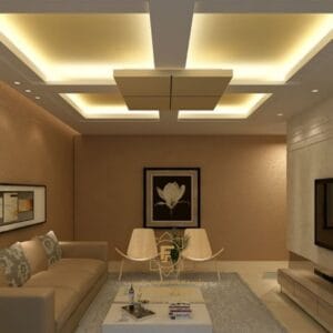 تأثير المجرة المتلألئة | أحدث ديكورات أسقف معلقة بالرياض