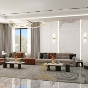 ديكورات داخلية تعكس الفخامة | ترميم القصور والڤيلات الفاخرة ب الرياض