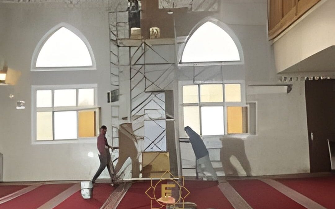 ترميم المساجد ترميم جدران المساجد في الرياض | مواد صديقة للبيئة