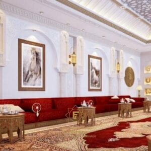 تصميم ديكور مجالس عربية فخمة تناسب بيوت الرياض