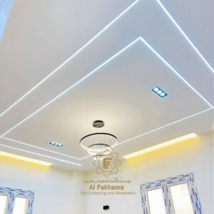 ديكورات أسقف جبس وبروفايل تضيف لمسة فخامة لمنزلك في الرياض